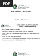 LEGISLAÇÃO Cf Ldb Fundeb Eca