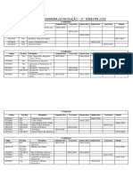 Horario 2 Semestre 2018