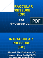 Intraocular Pressure (IOP)