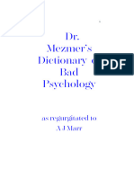 Dr. Mezmer's Dictionary of Bad Psychology