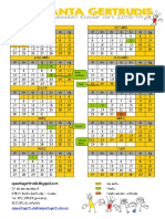 Calendari Anual 18-19 Amb Festius 11 I 2