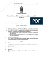 SPB058 - Criminal Justice (Minimum Sentences) (Scotland) Bill 2018
