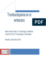 Trombocitopenia en El Embarazo