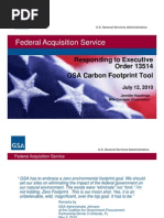 Download GSA Carbon Footprint Tool presentation by Christopher Dorobek SN38968246 doc pdf