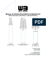Standard Duty Heavy Duty and Super Heavy Duty Locking and Non Locking Pneumatic Mast Operator's Manual Spanish April 2017 Current