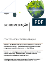 Biorremediação: Uma alternativa ecológica