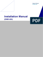 DNM 400 Machine Tool Installation Manual