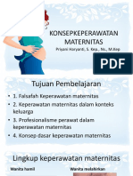 Konsep Keperawatan Maternitas 2018