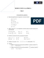 Introducción a la Física: Ecuaciones de Rectas y Trigonometría