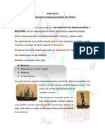 Proyecto Decoración de Manualidades