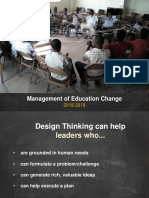 Design Challenge Powerpoint for Management of Education Change 