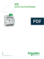 Enerlin'X IFE Ethernet Interface For One Circuit Breaker Used Guide