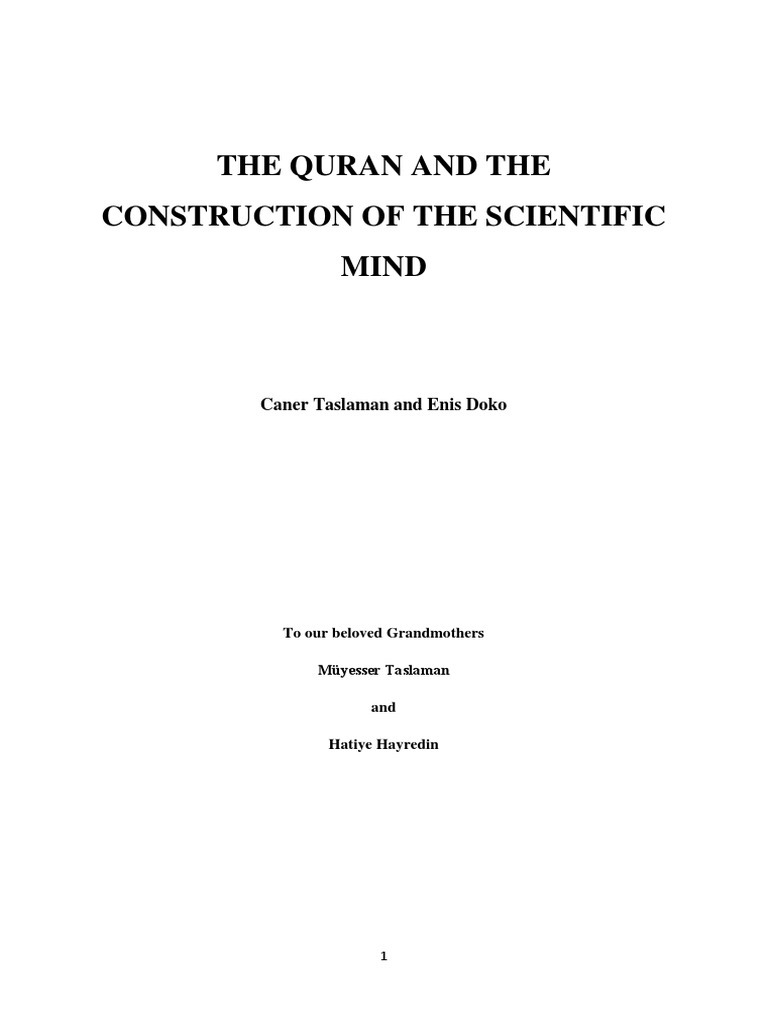 Quran Science Relationship Pdf Naturalism Philosophy Atheism