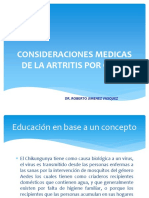 Consideraciones Medicas de La Artritis Por Chikv