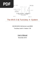 The MVS 3.8j Tur (N) Key 4-System: User's Manual