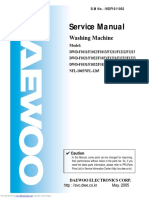 Washing Machine DAEWOO DWD F1011 SERVICE MANUAL PDF