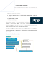 Calculo de La Inversión - Costos y Presupuestos