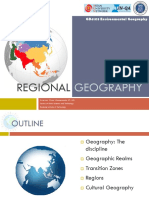 GD4103 Environmental Geography Regional Overview