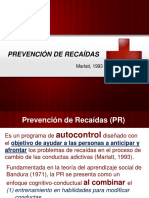 Prevención de Recaídas