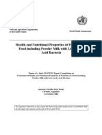 Probiotic Report (FAO WHO)