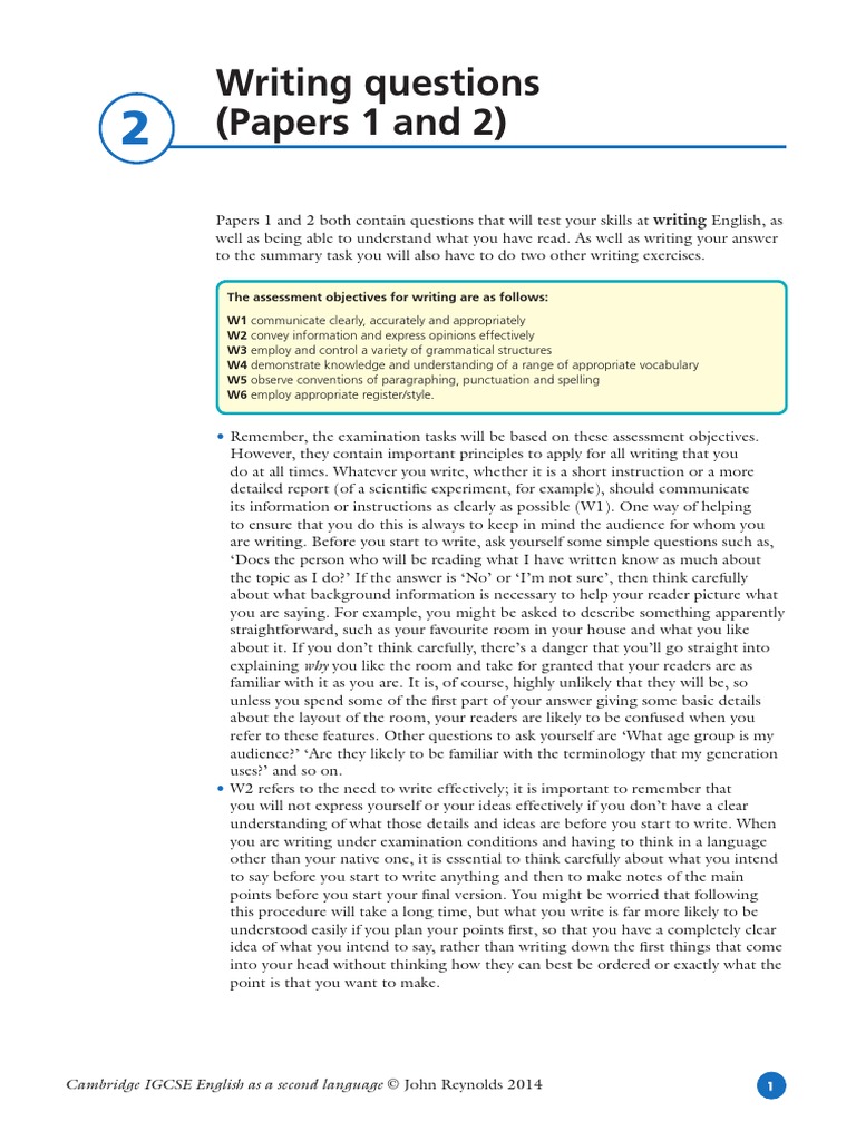 Writing Questions (Papers 1 and 2) | PDF | Social Media | Popular ...