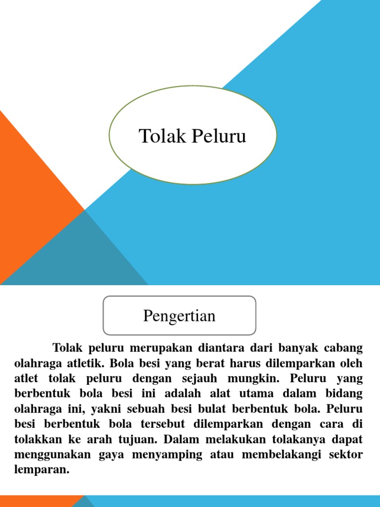Tolak Peluru Gaya Membelakangi
