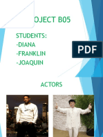 Project B05: Students: - Diana - Franklin - Joaquin