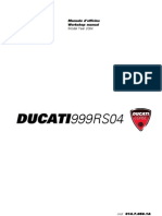 Reparatursanleitung Ducati 999 RS Ab2004 (Italian Englisch)