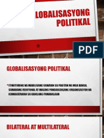 Globalisasyong Politikal