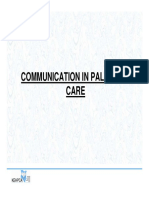 Communication in Palliative Care Care