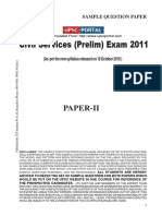 Civil Services 2011 Sample Question Paper Title Generator