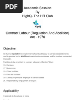 Contract Labour Act.