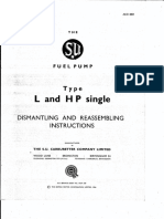 The SU Fuel Pump Type L and HP Singe Service Sheet AKD 4801