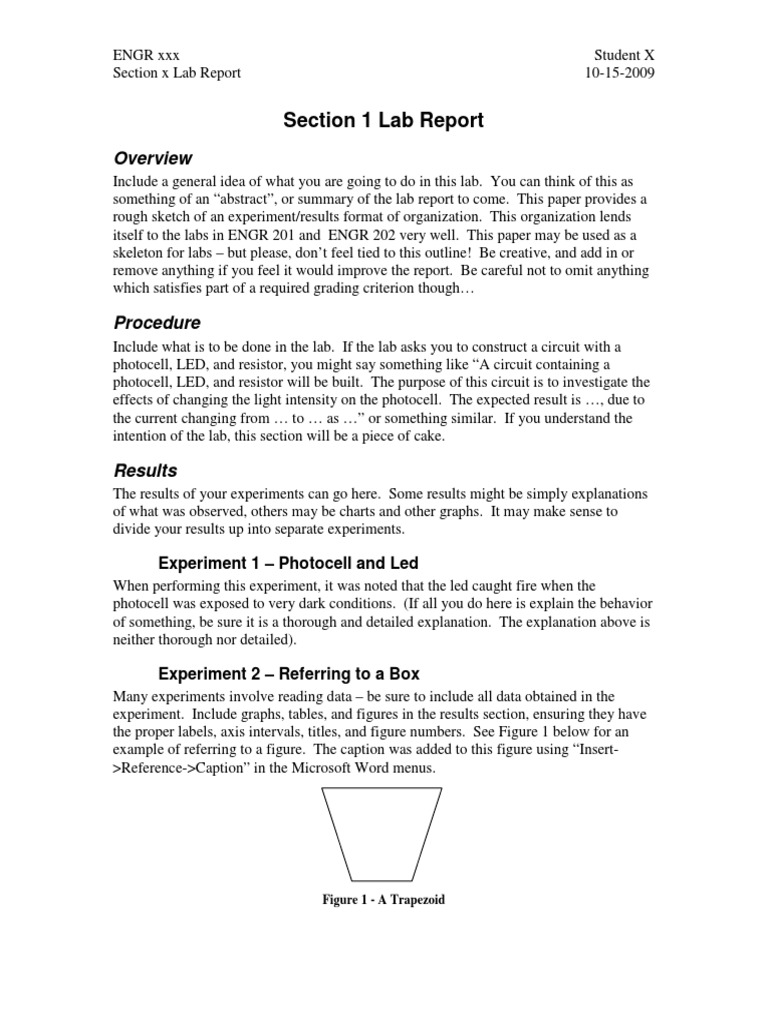 ap research methods section outline