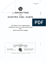 SU Carburetters and Electric Fuel Pumps AUC 9593 Issue 2