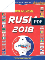 Copa Mundial Rusia 2018 (Ediciones Sparta)