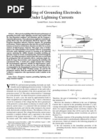 (Grcev - 2009) Modeling of Grounding Electrodes Under Lightning Currents