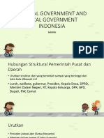 Central Government and Local Government Indonesia