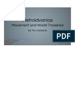 Metroidvanias: Movement and World Traversal (Milestone 1) by Tim Carbone