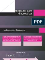 Habilidades de Diagnostico