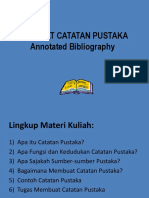 Membuat Catatan Pustaka