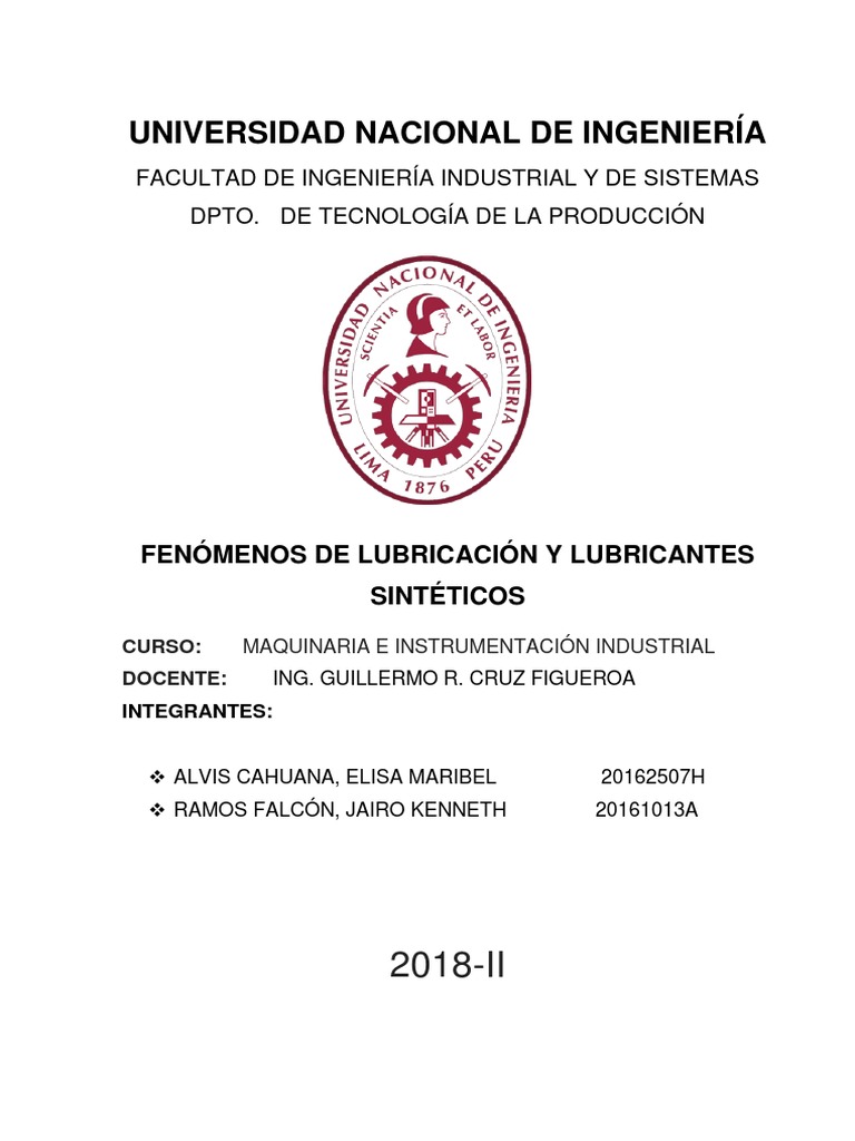 Historia y tipos de desgaste en lubricación | PDF | Lubricante | Petróleo