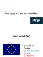 PAYS Et NATIONALITÉS