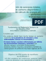 Determinación de Azúcares Totales, Hidratos de Carbono Disponibles y Factores de Cálculo de Energía en Alimentos PDF