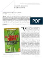 Amador, C (2010) El mundo finito. Desarrollo sustentable en el siglo de oro de la humanidad. RESEÑA.pdf
