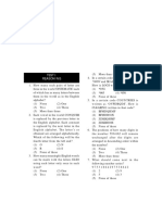 IDBI Executive Exam Previous Paper - Reasoning PDF