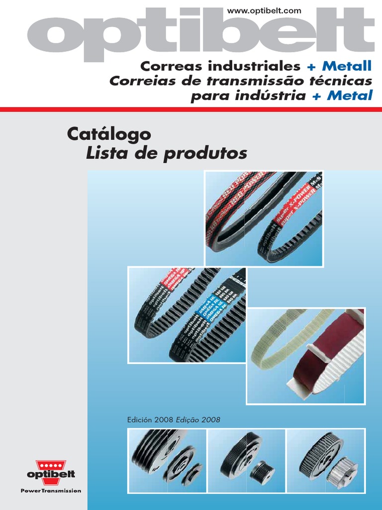 Optibelt Catalogo Correas PDF | PDF | Observação científica