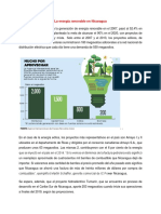 La Energía Renovable en Nicaragua