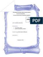 Herramientas Y Operaciones Básicas de La Química Analítica: Tema