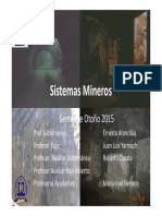 Clase 1 Introducción A La Minería Subterranea-Sistemas Mineros